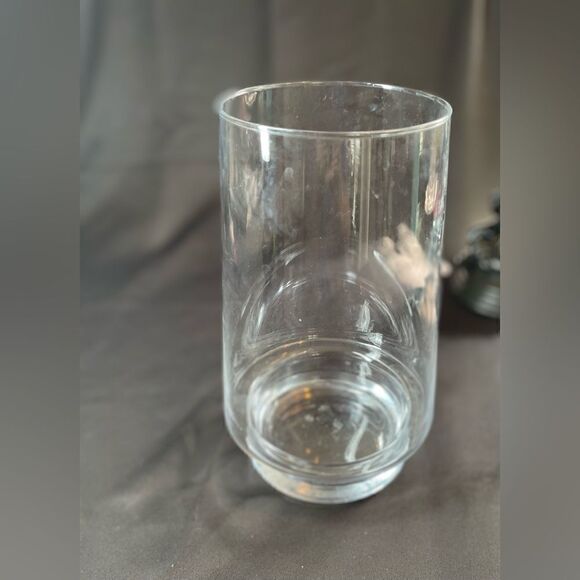 🔥❤️🔥 10” Simple Clear Glass Flared Cylindrical Flower Bouquet Vase EPC 2 Avail - Picture 2 of 9